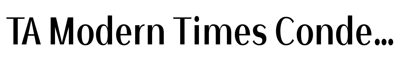 TA Modern Times Condensed Bold